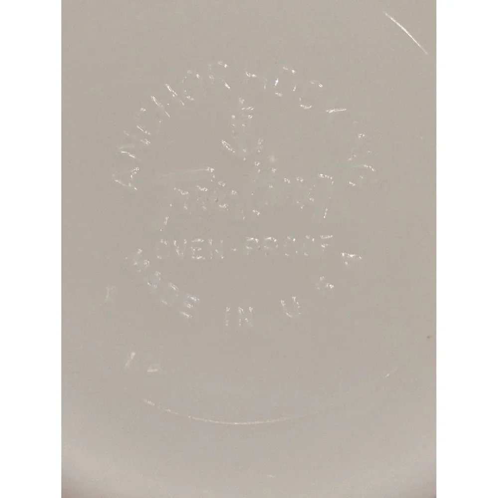 Vintage Fire-King Anchor Hocking White Milk Glass Mixing Bowl Oven Proof 4.5